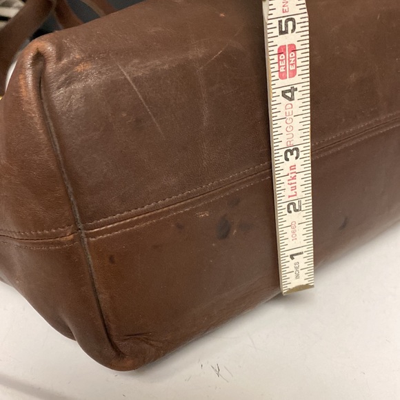 Coach Shoulder Bag Brown Leather Purse - Picture 12 of 17